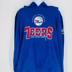 New Men's Mitchell & Ness Philadelphia 76ers NBA Pullover Hoodie Size: 4XL